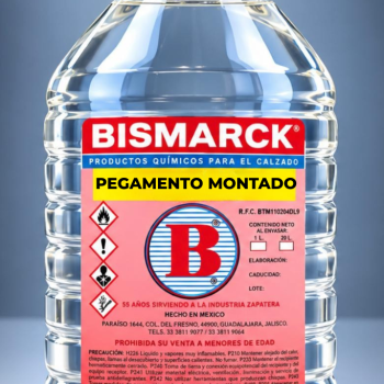 Pegamento montado